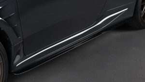 Toyota GR Yaris Morizo RR - боковая аэродинамика.