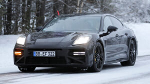 Updated Porsche Panamera - front 3/4