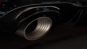 Volkswagen Golf GTI Edition 50 - выхлопные газы