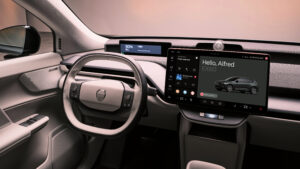 Volvo EX60 - в салоне.