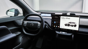 Volvo EX60 Кросс-кантри - приборная панель.