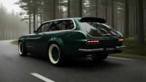 Автоформа Norrsken Volvo P1800 ES - задняя часть