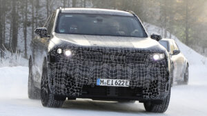 BMW X5 - передний край в холодную погоду