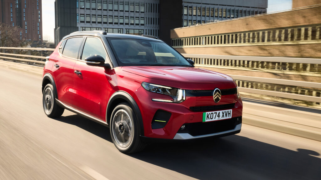 Новый Citroen e-C3 Urban Range — это самый дешевый электромобиль, чтобы получить правительственный грант на электромобили Citroen e-C3 - front action