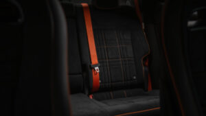 Genesis GV60 Magma - задние сиденья.