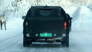 Hyundai Santa Fe Facelift - задняя часть задней части.