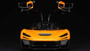 McLaren W1 в масштабе 1:8 - передние двери открываются.