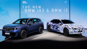 Новые BMW i3 и iX3 - передняя статика.