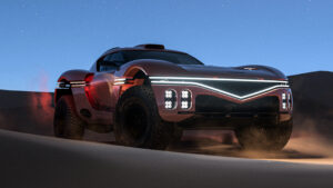 New Genesis X Skorpio - передние 3/4 в ночное время.