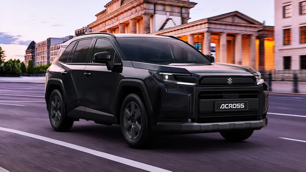 New Suzuki Across - dynamic front angled