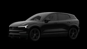 Volvo EX30 Black Edition - передняя студия.