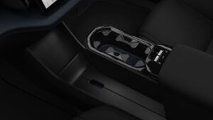 Volvo EX30 Black Edition - центральная консоль.