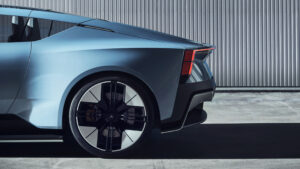 Концепция Polestar O2 - заднее колесо.
