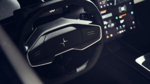 Концепция Polestar O2 - интерьер интерьера.