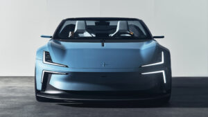 Концепция Polestar O2 - полная передняя часть.