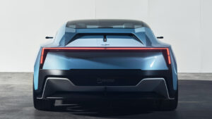 Концепция Polestar O2 - полная задняя часть.