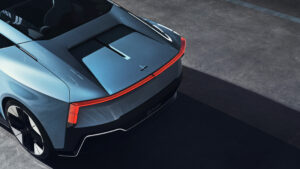 Концепция Polestar O2 - детали задней части.