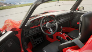 Singer 911 Cabriolet - приборная панель.