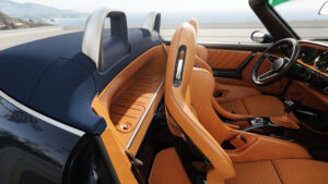 Singer 911 Cabriolet - задняя скамейка.