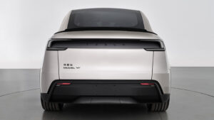 Tesla Model Y просочился - задний конец из патентного бюро.