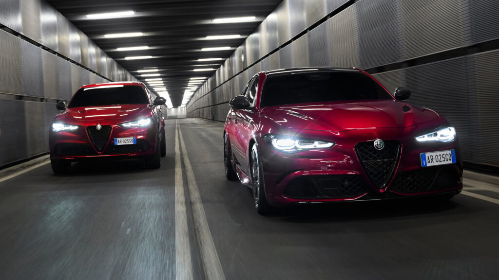 Alfa Romeo Giulia и Stelvio Quadrifoglio возвращаются с заказами на повторное открытие через несколько недель Alfa Romeo Giulia and Stelvio - front end