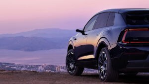 AUDI E7X (black) - rear/side static