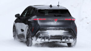 Cupra Raval - rear 3/4 grey