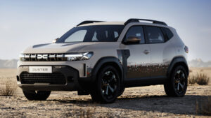 Dacia Duster Spirit of Sand Limited Edition - статическая передняя часть 3/4