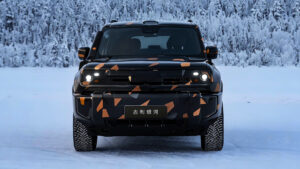 Прототип боевого корабля Geely Galaxy - передний край.