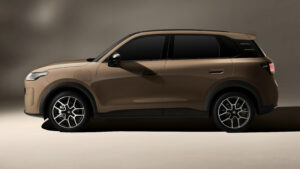 Скользкий двигатель B03X (коричневый) - боковой.