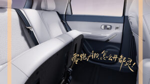 Leapmotor B03X - задние сиденья.