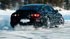 Mercedes-AMG EQ Supersaloon - задняя часть салона.