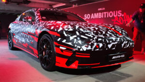 Mercedes-AMG electric super-saloon - front