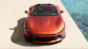 Ferrari Amalfi Spider - полная передняя часть.