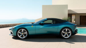 Ferrari Amalfi Spider - боковая сторона.