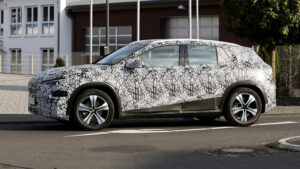 New Mercedes GLA EV - side profile