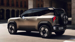 Концепция Renault Bridger Concept - задняя часть.