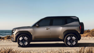 Концепция Renault Bridger - сбоку.