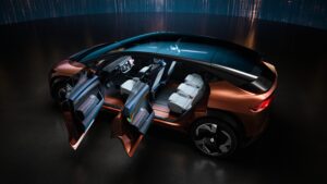 Концепция Renault R-Space Lab - открытые двери.