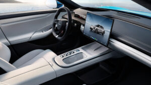 Xiaomi SU7 интерьер интерьера.