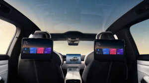 Xiaomi SU7 интерьер интерьера.