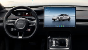 Xiaomi SU7 интерьер интерьера.