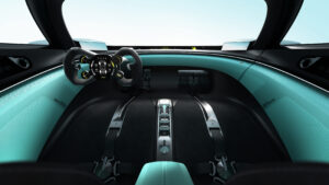 Концепция Xiaomi Vision Gran Turismo - вид водителя с точки зрения водителя.