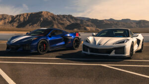 Chevrolet Corvette Grand Sport and Grand Sport X - front 3/4