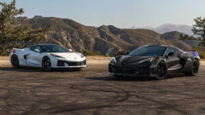 Chevrolet Corvette Grand Sport и Grand Sport X - передняя часть.