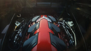 Chevrolet Corvette Grand Sport - моторный отсек.