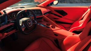 Chevrolet Corvette Grand Sport - orange interior