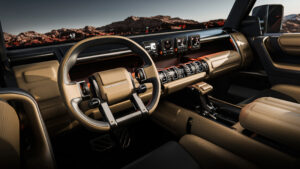 Hyundai Boulder SUV concept - front interior