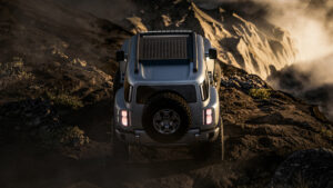 Концепция внедорожника Hyundai Boulder - задняя часть.