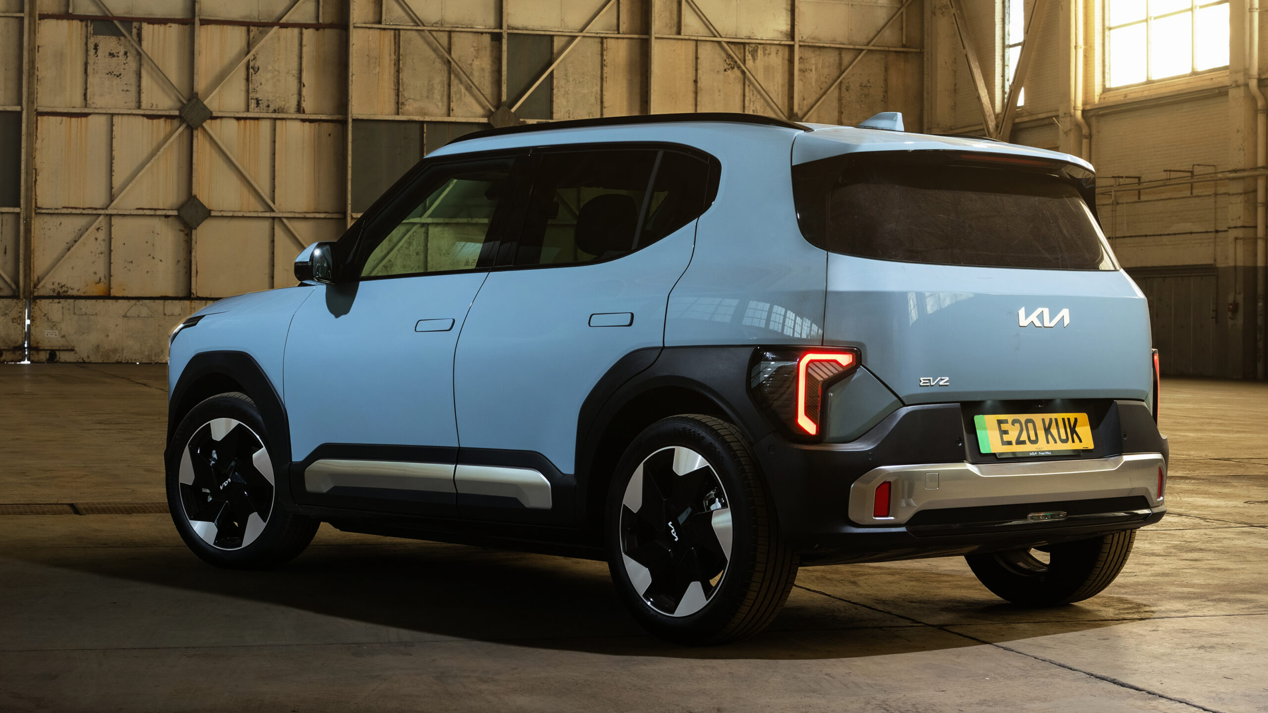 Kia EV2 - задняя часть.